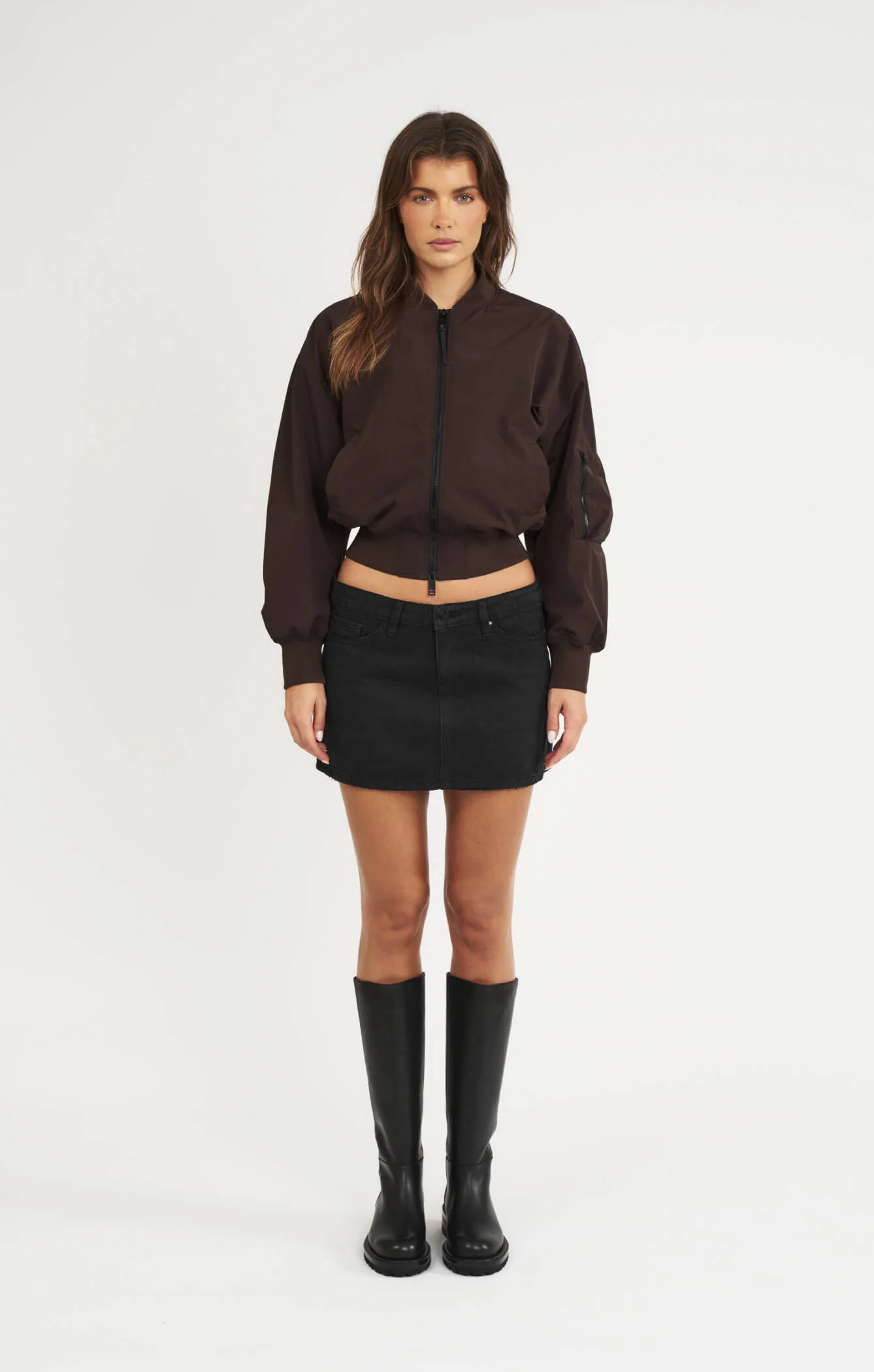 THE CLASSIC BOMBER JACKET - ESPRESSO - Image 3