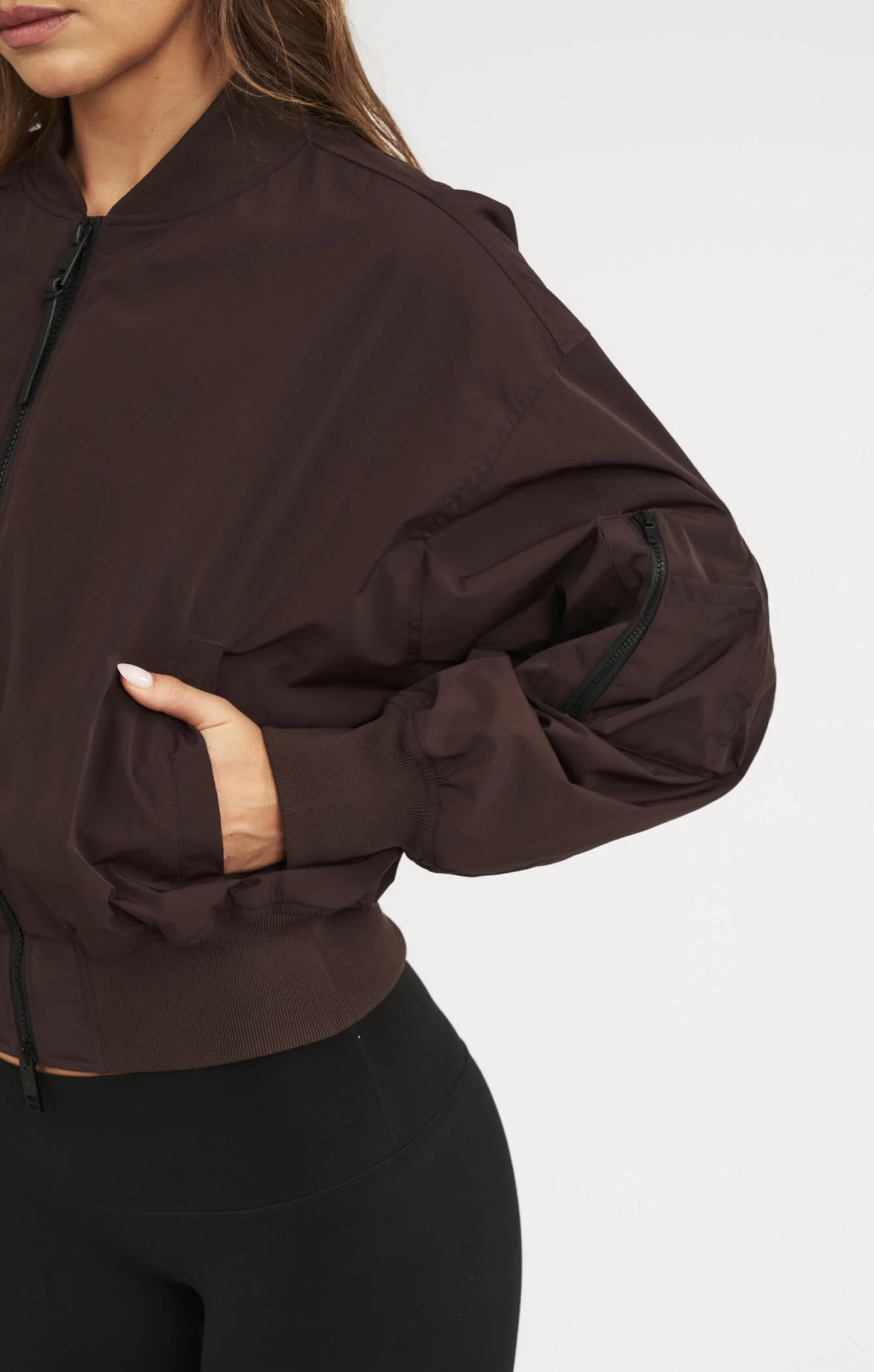 THE CLASSIC BOMBER JACKET - ESPRESSO - Image 4