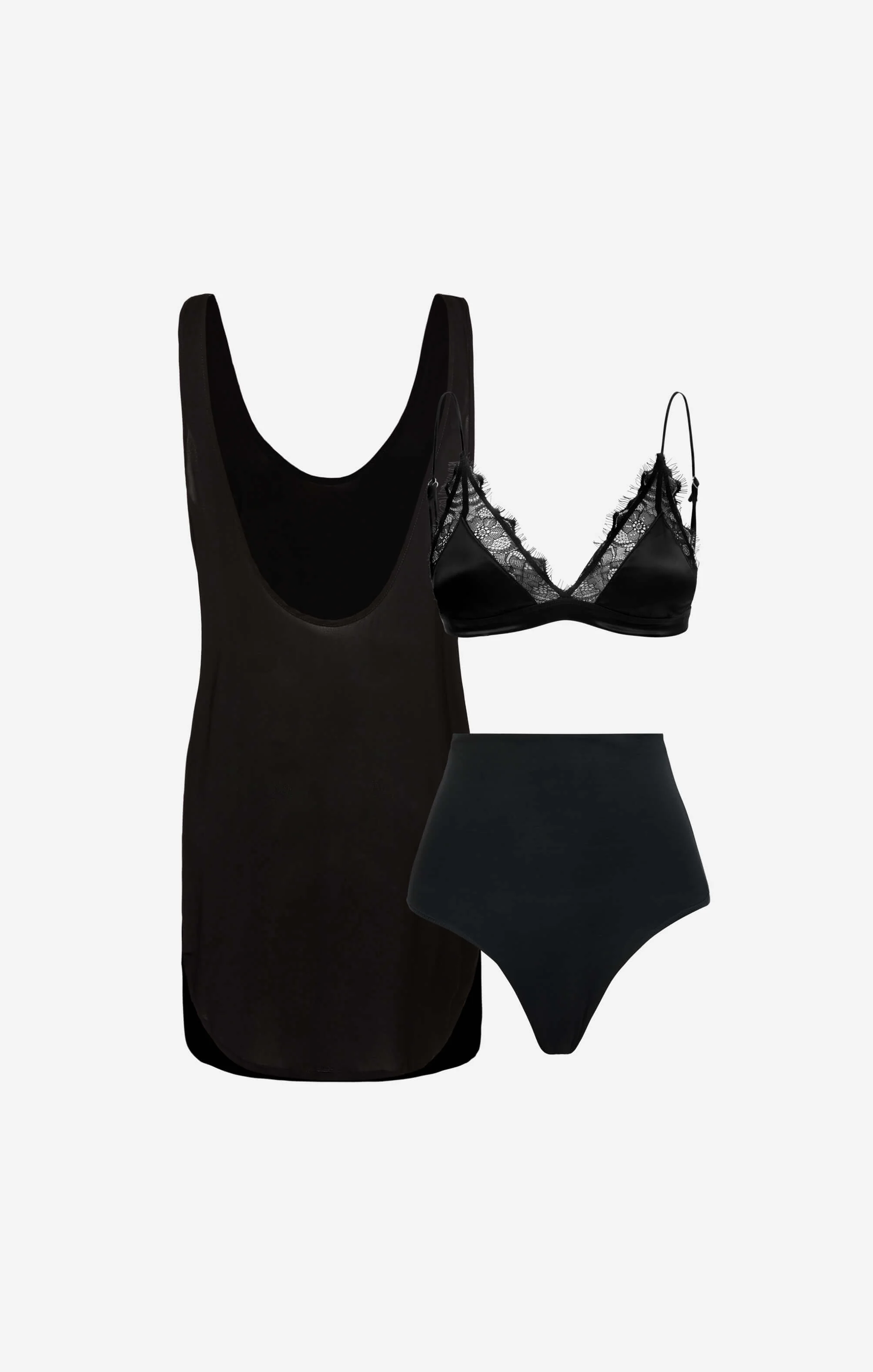 THE LOW BACK DRESS - BLACK - Image 7