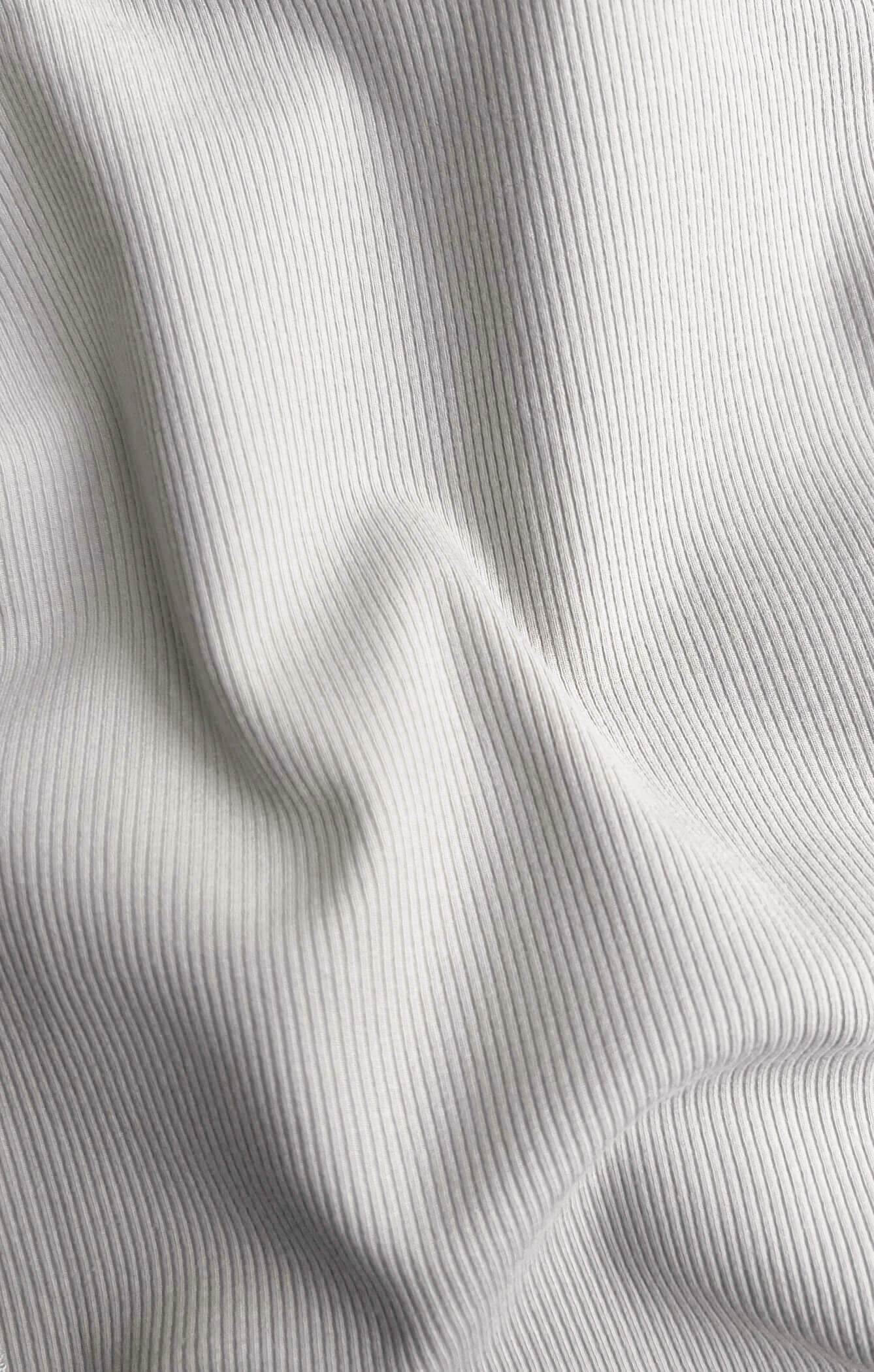 THE LUXE RIB LONG SLEEVE TOP - STONE - Image 6