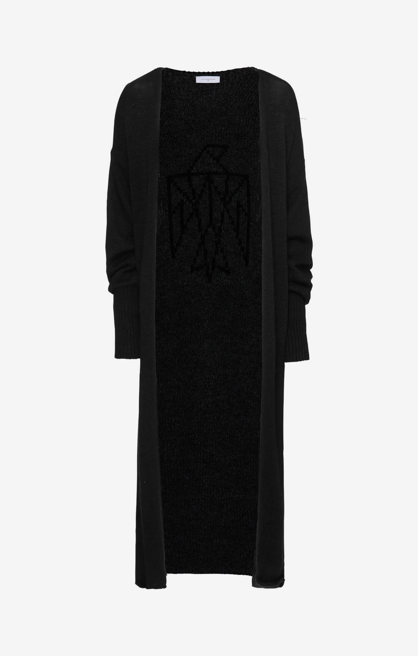 THE SIGNATURE CARDIGAN - BLACK - Image 7